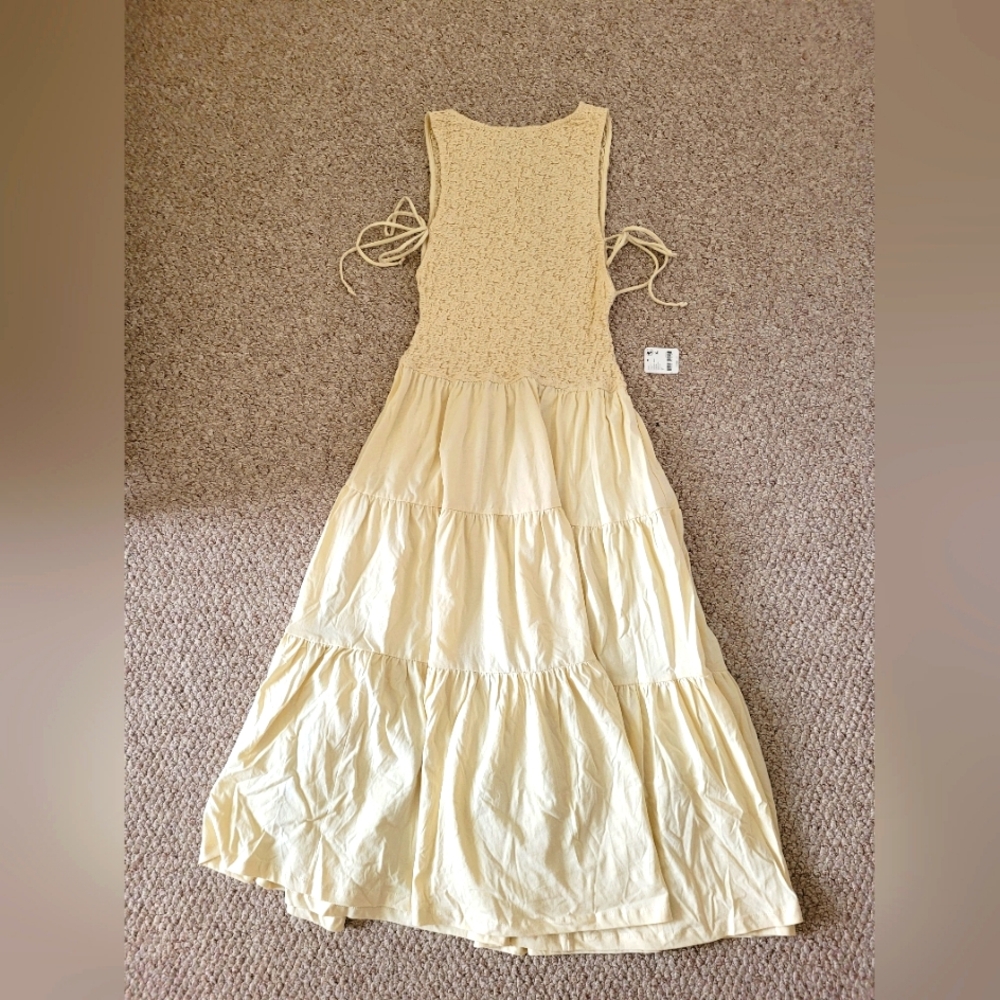 Free People Cream Tiered Maxi Dress - Picture 8 of 13